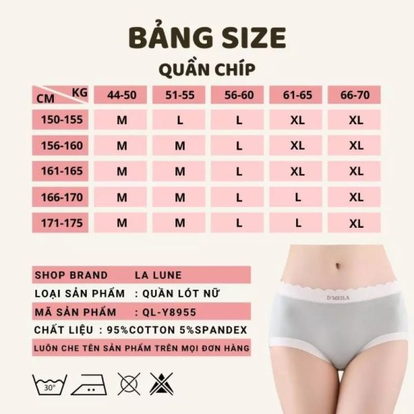 bang size quan lot nu