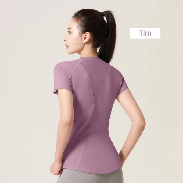 áo thun tập yoga thể thao nữ